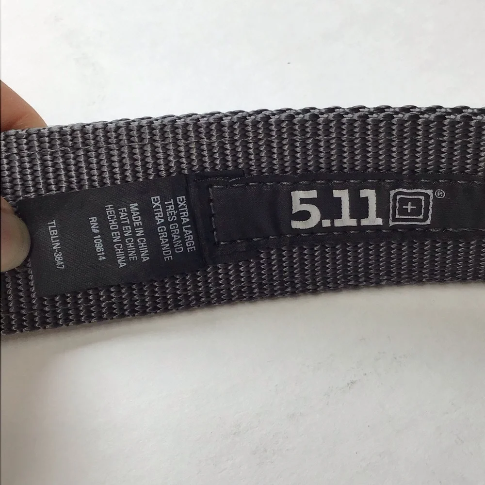 5.11 Tactical Trainer Belt in Grey Size X-Large